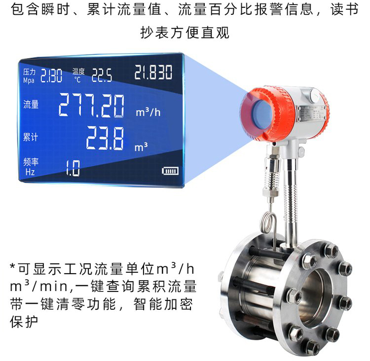 空气流量计液晶显示图