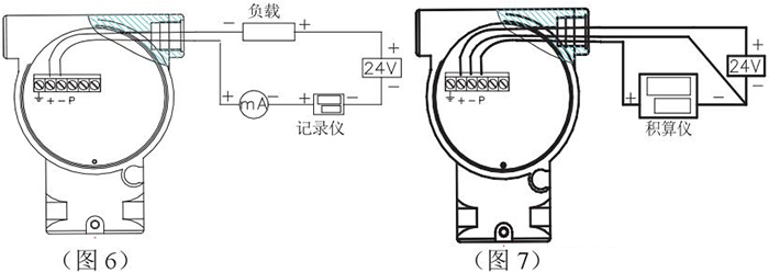 防爆靶式流量计接线图