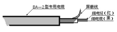 硫酸超声波液位计电缆线说明图